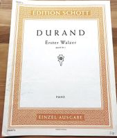 Durand: erster Walzer. Piano-Noten Nürnberg (Mittelfr) - Mitte Vorschau