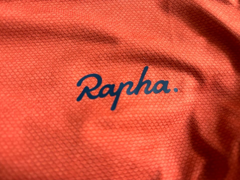 Rapha Men‘s Trail 3/4 Jersey, Gr. S, Orange/Blue in Düsseldorf