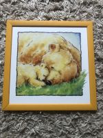 Makiko Mother Bear‘s Kinderzimmerbild Bär orange gelb Nordrhein-Westfalen - Kirchlengern Vorschau