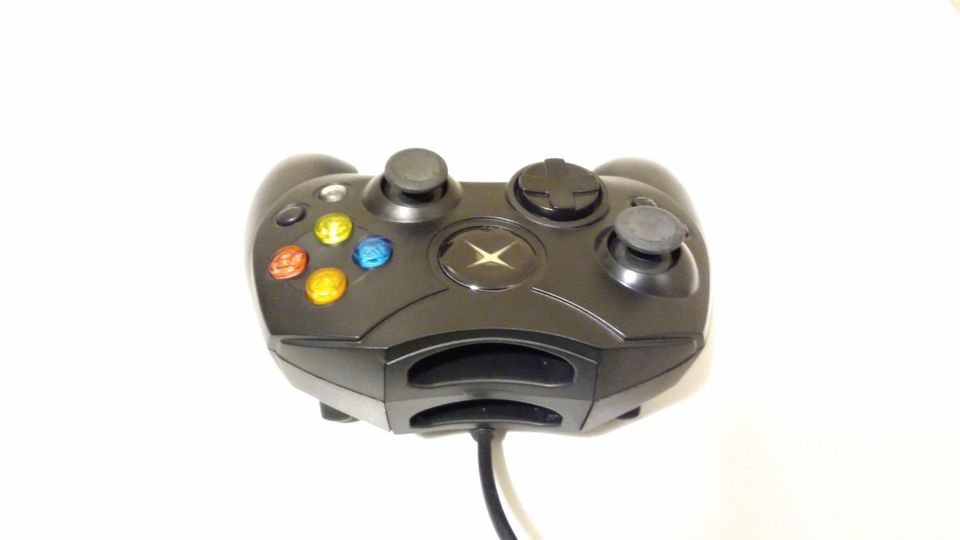 Xbox - Original Controller S #schwarz Microsoft Gamepad ( 3x ) in Lohsa