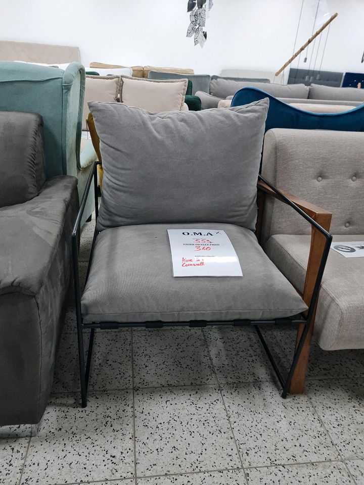 Sessel Ohrensessel Polstersessel kare design Möbel UVP 559€ in Herbstein