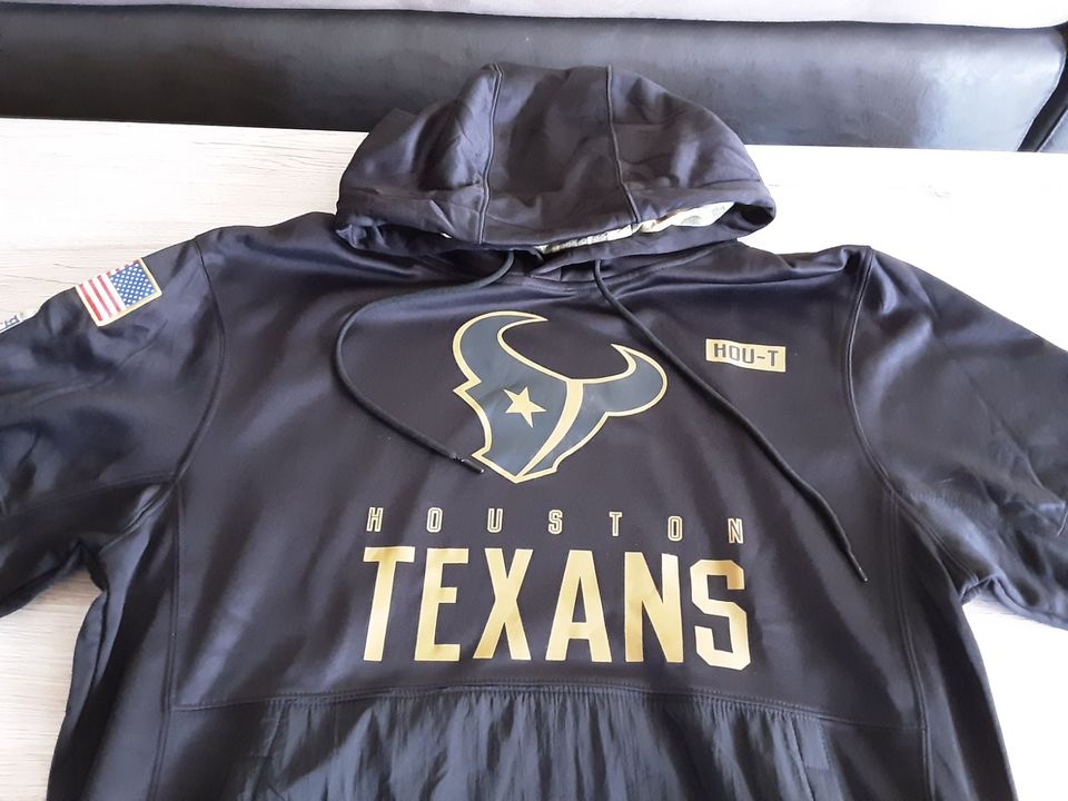 Houston Texans Salute To Service Pullover Hoodie NFL On Field in Weißensberg