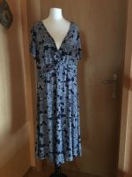 Kleid von Bodyflirt Gr. 44 / 46 blau weiß Bayern - Aschaffenburg Vorschau