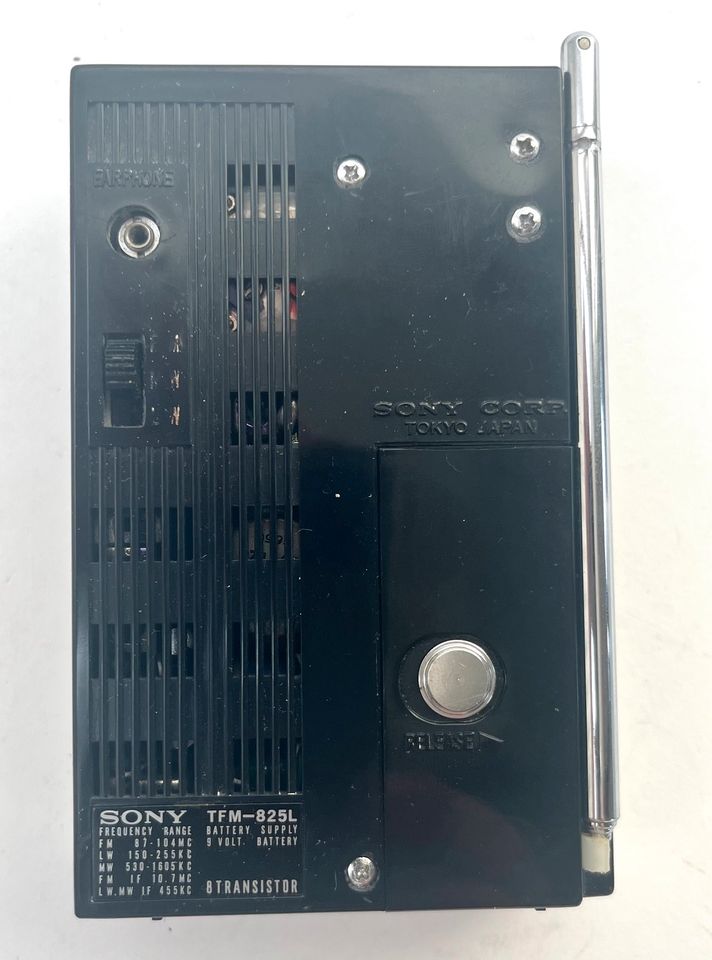 Sony Batterie Radio TFM 825 L Vintage 60er 70er Jahre in Schwarme