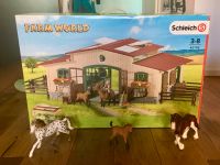 Schleich Pferdestall Farm World + 3 Pferde Hessen - Darmstadt Vorschau