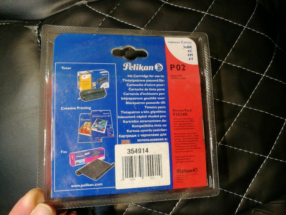 Pelikan Tintenpatronen Ink Cartridge P02 3eBK für CANON Pixma in Kempten