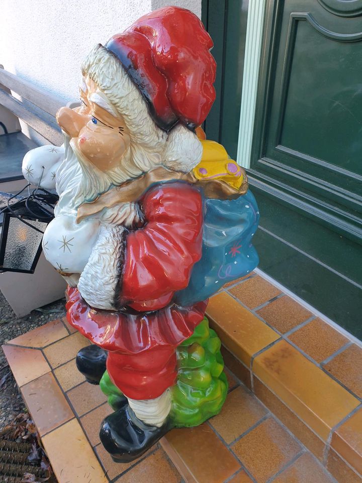 Nikolaus Weihnachtsmann Deko Gartenfigur, wie Gartenzwerg, Aalen in Aalen