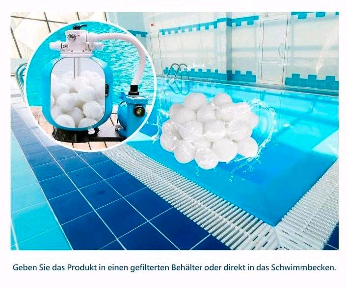 1400g Pool Filterkugeln, umweltfreundlich, wiederverwendbar in Peißenberg