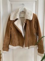 Zara Lederjacke Echtleder Übergangsjacke Braun Cognac Schleswig-Holstein - Lübeck Vorschau