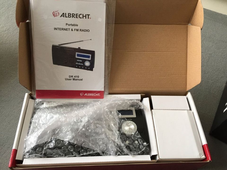 Albrecht DR 410 Internet-/UKW-Radio, schwarz, neu in Düsseldorf