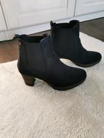 Tamaris Stiefeletten Gr. 37 blau Velourleder Niedersachsen - Gehrden Vorschau