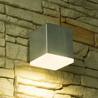 LED Wandleuchte Wandlampe Edelstahl gebürstet 1-flammig 230V Nordrhein-Westfalen - Hagen Vorschau