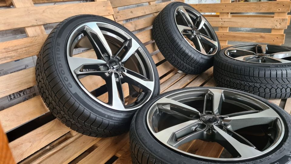 18 Zoll 2DRV DS1 Wheelworld 5x112 Felgen Grau Poliert 225/40 Sommerreifen Winterreifen für VW Golf 5 6 7 8 CD Plug In Hybrid 1K 1KM AU AUV GTE GTI GTD R Facelift E-Golf Plus Sportsvan Eos Jetta in Rodgau