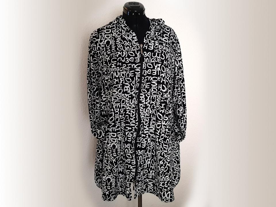 Legere Kapuzen-Jacke ORINGO Fashion Gr. 3XL schwarz-weiß Damen in Erfurt