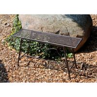 Metall Blumenbank Baumbank Gartenbank 83cm Rost Optik Niedersachsen - Bad Zwischenahn Vorschau