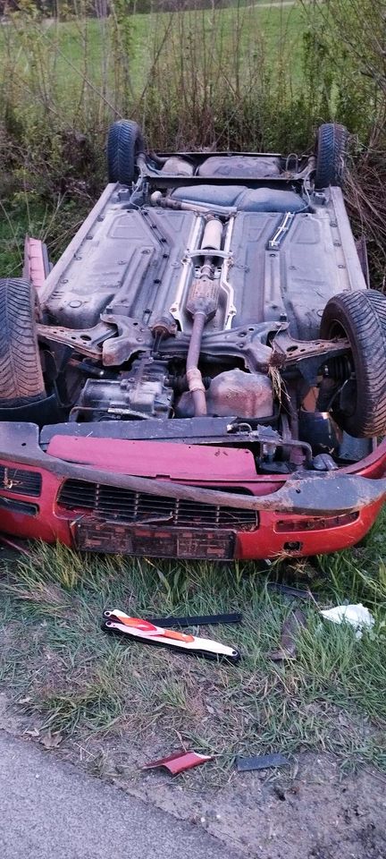 VW Polo 6n1 Unfall in Gelnhausen