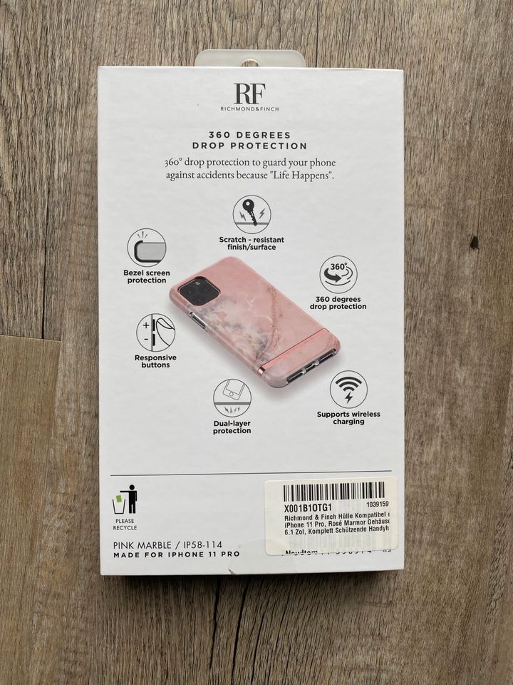 Richmond & Finch Handy Hülle iPhone 11 Pro rosa *neu OVP* in Fockbek