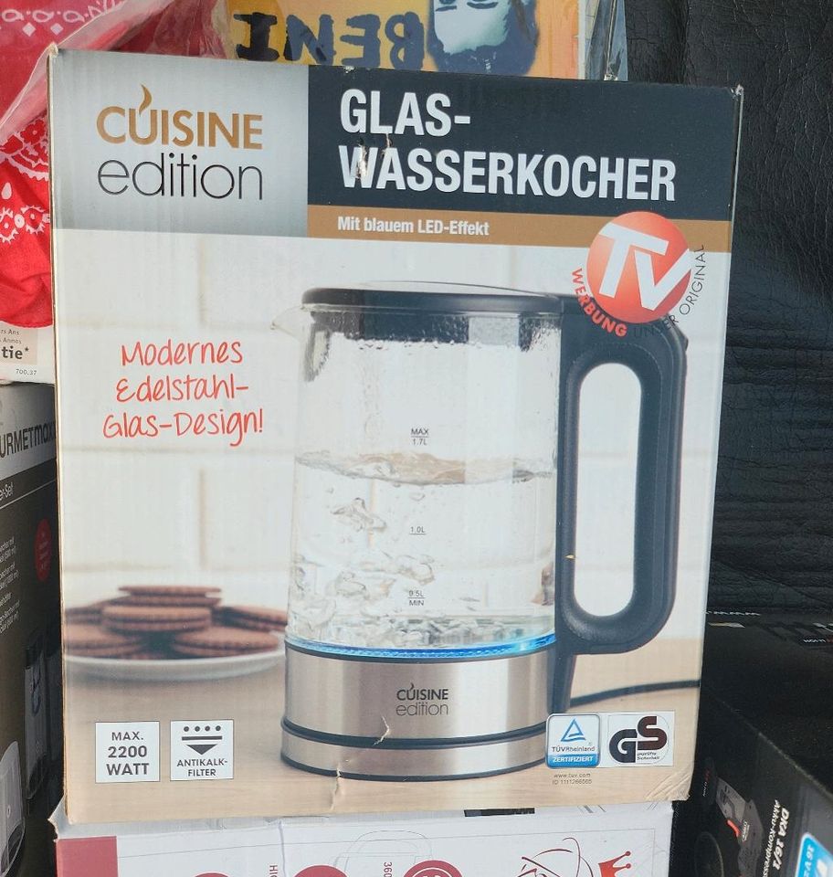 Glas Wasserkocher Cuisine Edition in Erbach