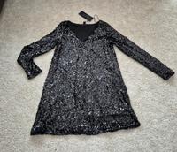 Amisu Damen Party Kleid gr. 38 / M Pailletten Kleid Neu schwarz Nordrhein-Westfalen - Löhne Vorschau