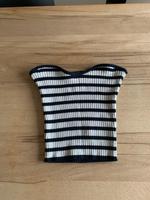 DAMEN H&M Top schulterfrei, schwarz weiß, Gr. XS, wie neu Baden-Württemberg - Fellbach Vorschau