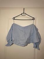 Hellblaue schulterfreie Bluse Zara Mitte - Tiergarten Vorschau