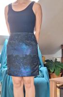 Eleganter Rock in schimmerndem Blau 38 Bayern - Vilsbiburg Vorschau