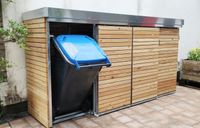 Mülltonnenschrank Mülltonnenbox 120 240 lt mit Schiebetüren Nordrhein-Westfalen - Solingen Vorschau