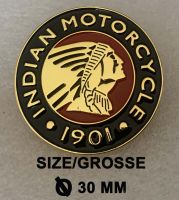 INDIAN logo PIN rund für Scout Four FTR Chief 741 roadmaster Nordrhein-Westfalen - Emmerich am Rhein Vorschau