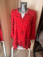 Zara Tunika Kleid Kleidchen Bluse Shirt Rot S Brandenburg - Schönefeld Vorschau