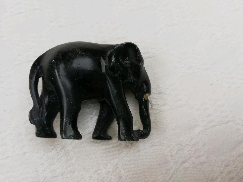 2 Elefanten Stein Afrika und Indien ca. ca. 5,5 cm und 4,5 cm in Herrenberg