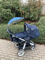 Kombi-Kinderwagen Hartan GT | Blau/Weiß | mit Bremse & Zubehör Baden-Württemberg - Bretten Vorschau