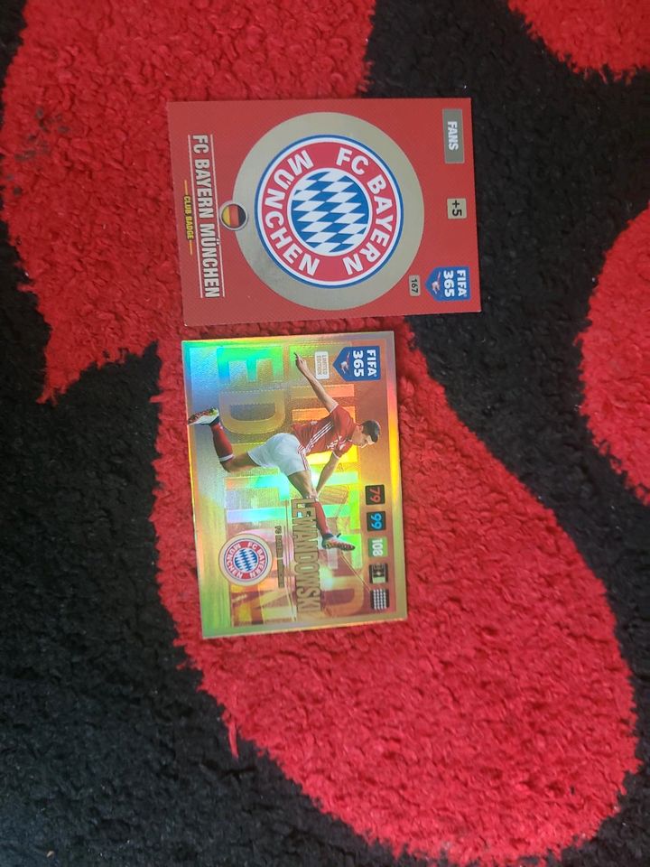 Fifa 365 Karten (lewandowski limited edition) +FC Bayern in Chemnitz