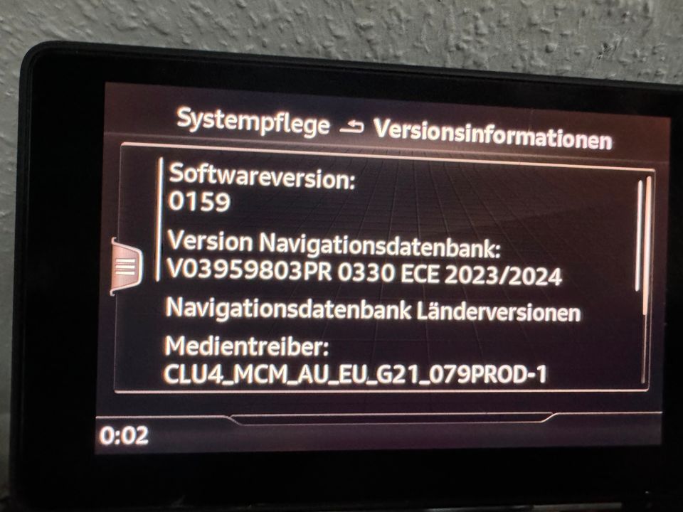 Audi MMI Navigations Update / Kartenupdate EU / Firmware MMI MIB in Coesfeld