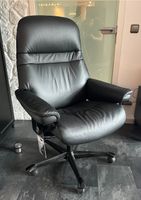 (NEU!) Stressless Sunrise Home Office Bürostuhl, schwarzes Leder Bayern - Coburg Vorschau