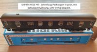 Märklin 4026 H0 - Schnellzug-Packwagen grün m. Schlussbeleuchtung Bayern - Jettingen-Scheppach Vorschau