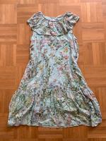 Mintgrünes, geblümtes, knielanges Kleid mit Taschen, Größe 152 Bayern - Erlangen Vorschau