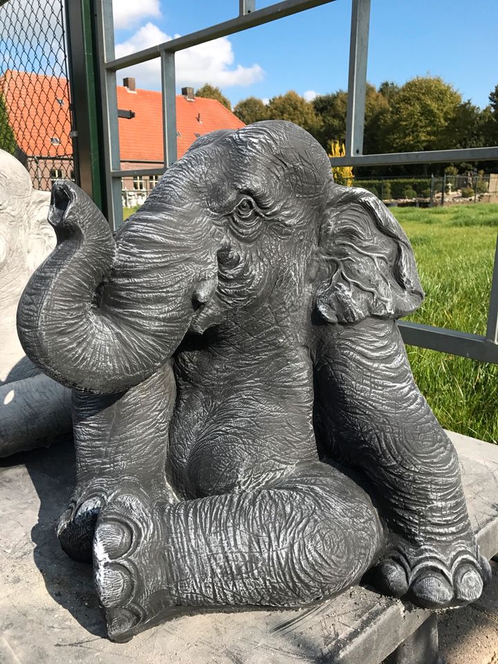 ‼️XL Elefant 125kg Elephant Elefanten Steinfigur Schrebergarten‼️ in Düsseldorf