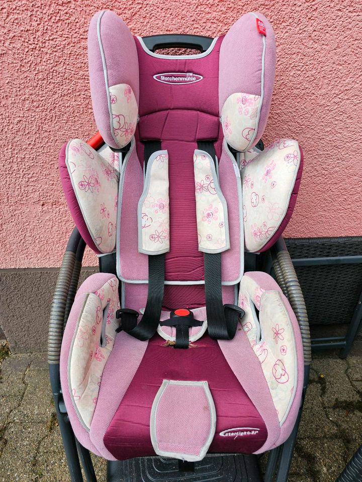 Storchenmühle Kindersitz. Rosa lila beige. 9-18 Kg. Mädchen. in Duisburg