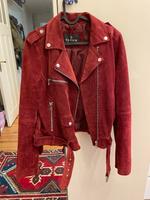 Lederjacke Review Velours Bordeaux rot Eimsbüttel - Hamburg Eimsbüttel (Stadtteil) Vorschau
