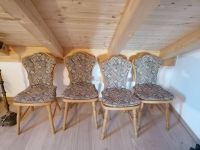 4 Stühle aus Holz mit abnehmbaren Polstern Bayern - Egmating Vorschau