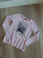 Langarmshirt TOP Gr 128 134 S.oliver Pferde Herz rosa Niedersachsen - Müden Vorschau