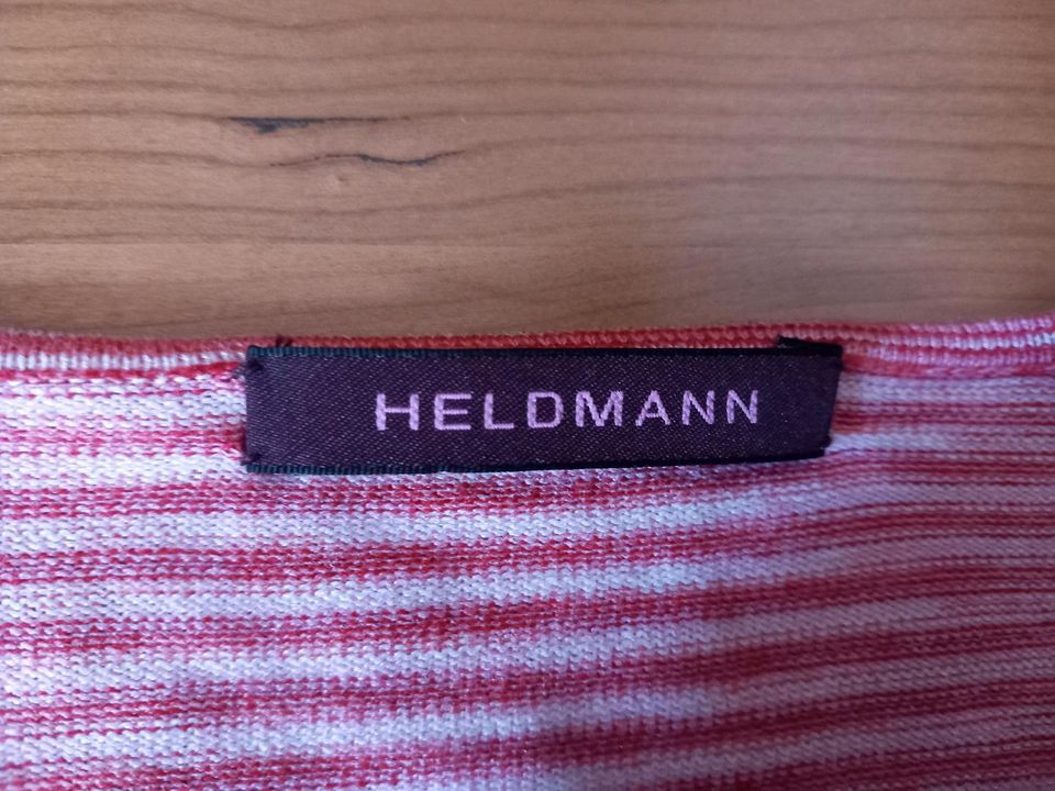 Süße Strickjacke von Heldmann, rot gestreift, 36 in Hagen im Bremischen