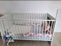 Baby/Kinderbett 1.40x70 in  Weiß-Braun Nordrhein-Westfalen - Arnsberg Vorschau