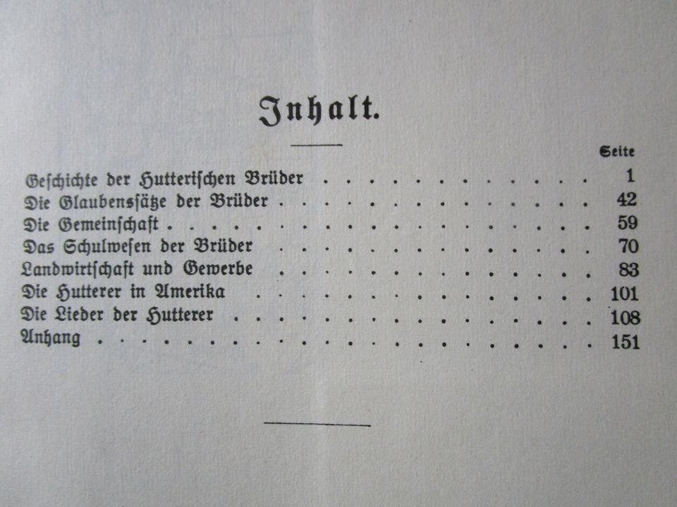 WOLKAN Die Hutterer - Österreichische Wiedertäufer u. Kommunisten in Krefeld