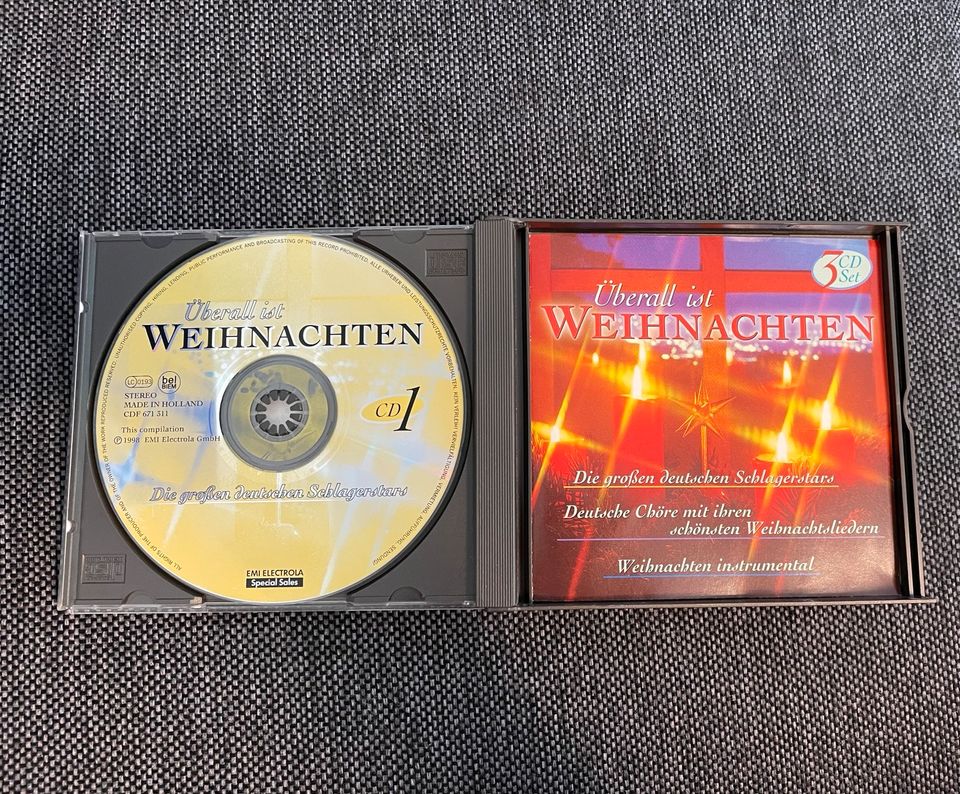 3x CDs Weihnachtslieder Musik für Weihnachten in Wolfsburg