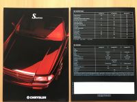 Prospekt Chrysler Saragota 1994 neuwertig Hessen - Griesheim Vorschau