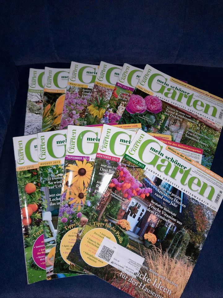 Gartenzeitschriften 11 Ausgaben 2013 von Januar bis Novembet in Schöllnach
