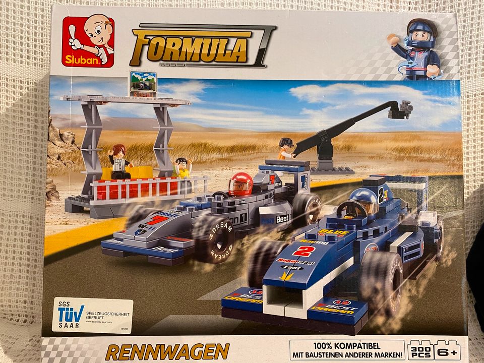 Neu OVPSLUBAN Bausteine Formula 1 Grand Prix Rennwagen 300 Teile in Erbach