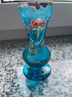 Vintage Vase Royo Signiert Blau Handbemalt Stuttgart - Weilimdorf Vorschau