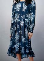 Kleid, fließender Stoff mit Volantrock, Pieces, Gr. M Thüringen - Stadtroda Vorschau